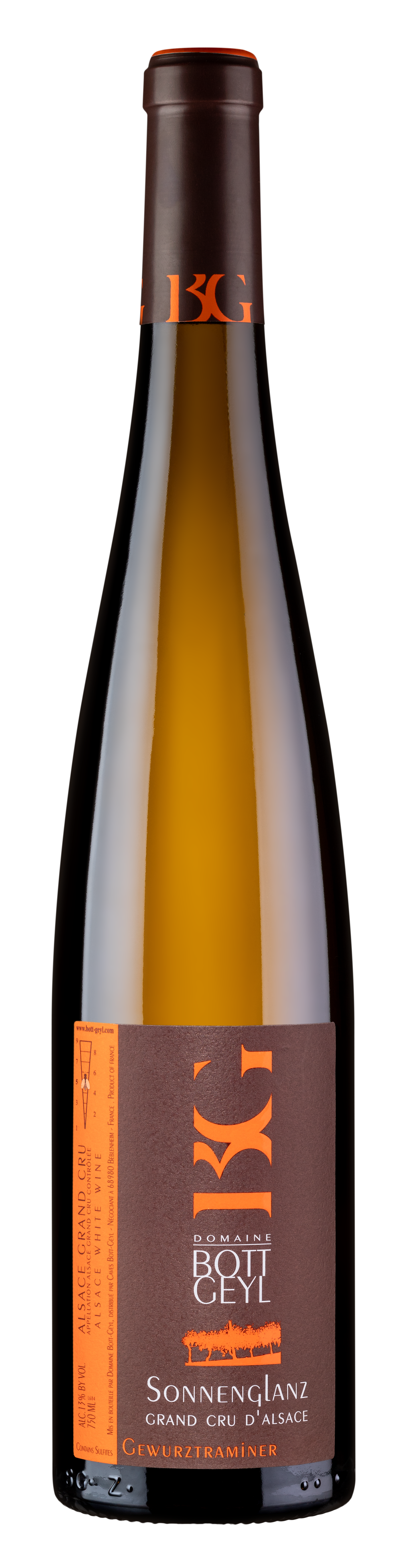 Étiquette Gewurztraminer Grand Cru Sonnenglanz